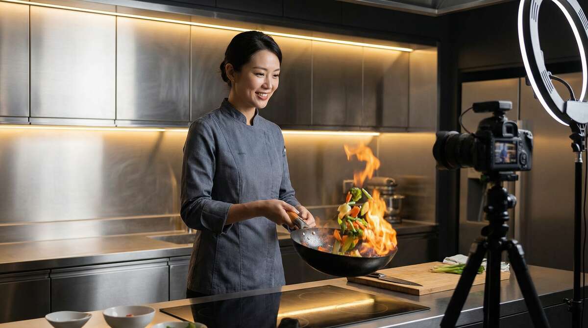 女神视频美食视频制作